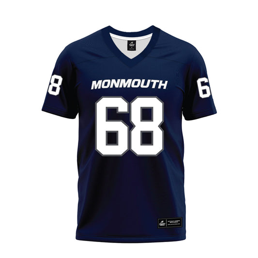 Monmouth - NCAA Football : Logan Boston - Premium Football Jersey-0