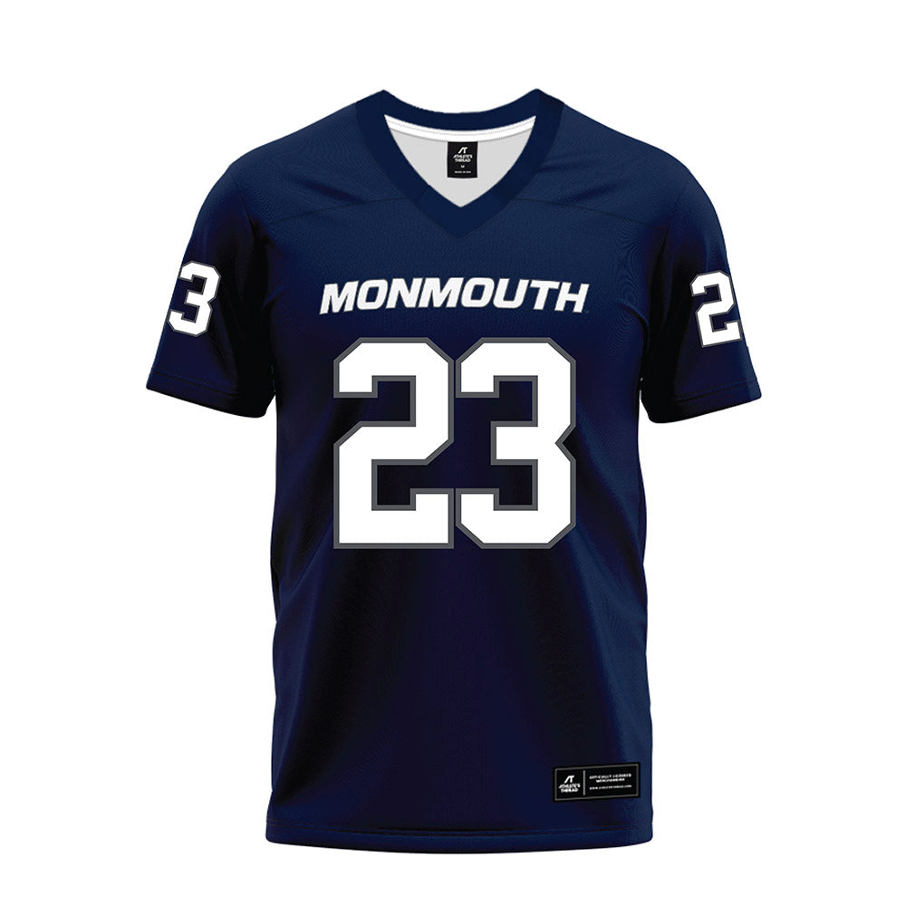 Monmouth - NCAA Football : Amir Haskett - Premium Football Jersey-0