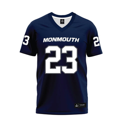 Monmouth - NCAA Football : Amir Haskett - Premium Football Jersey-0