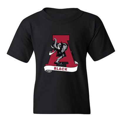Alabama - NCAA Football : Leslie Black - Youth T-Shirt-3