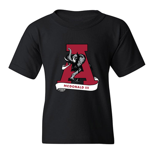 Alabama - NCAA Football : Chuck McDonald III - Youth T-Shirt-0