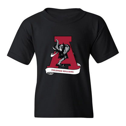 Alabama - NCAA Football : Ryan Coleman-Williams - Youth T-Shirt-2