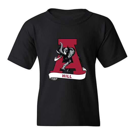 Alabama - NCAA Football : Daniel Hill - Youth T-Shirt-0