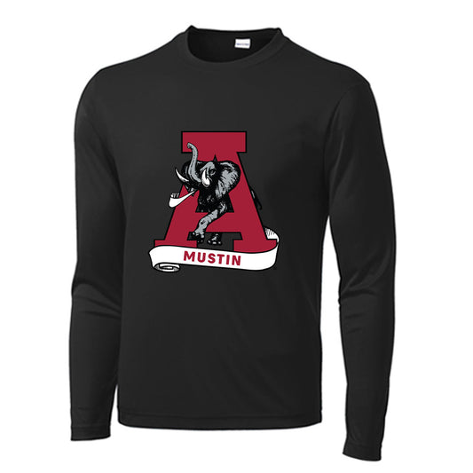 Alabama - Football Alumni : William Mustin - Activewear Long Sleeve T-Shirt