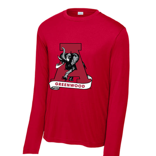Alabama - Football Alumni : Darren Greenwood - Activewear Long Sleeve T-Shirt