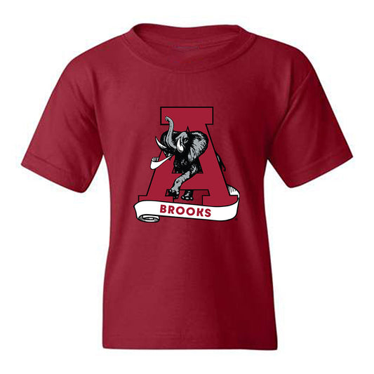 Alabama - NCAA Football : Nick Brooks - Youth T-Shirt-0