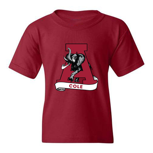 Alabama - Football Alumni : Steve Cole - Youth T-Shirt