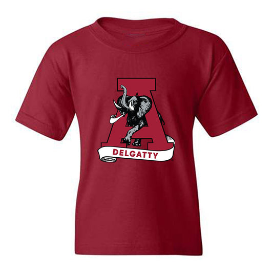 Alabama - NCAA Football : Racin Delgatty - Youth T-Shirt-0