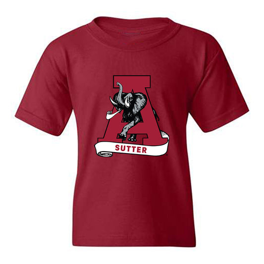 Alabama - NCAA Football : Mack Sutter - Youth T-Shirt-0