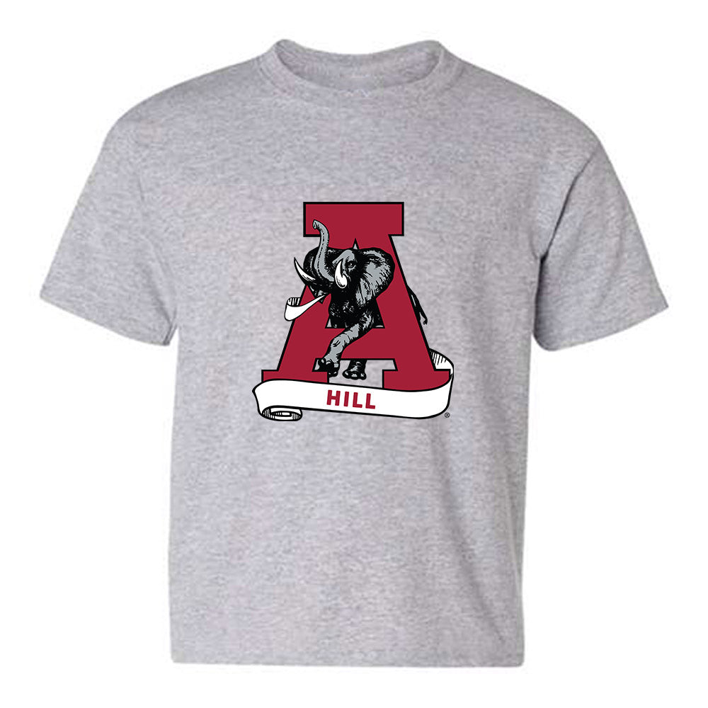 Alabama - NCAA Football : Daniel Hill - Youth T-Shirt-1