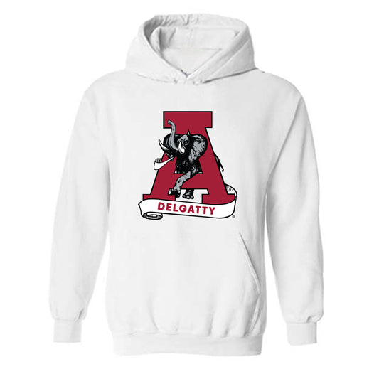 Alabama - NCAA Football : Racin Delgatty - Hooded Sweatshirt-0