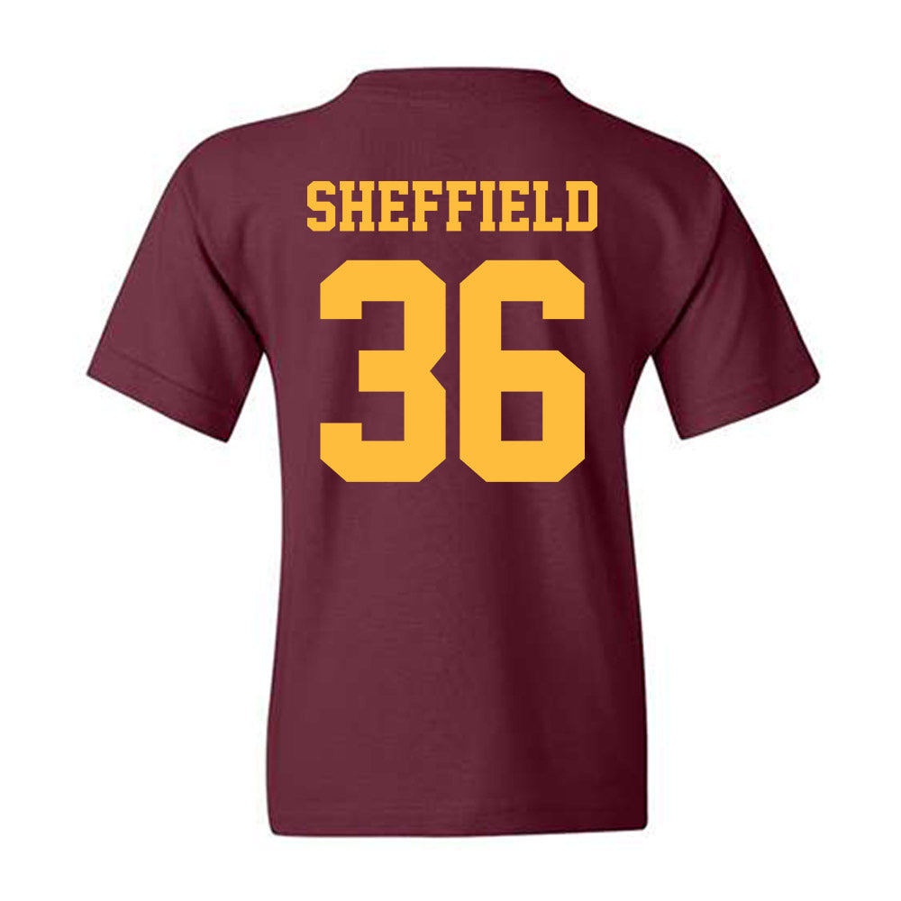 UMN Duluth - NCAA Men's Ice Hockey : Cole Sheffield - Classic Shersey Youth T-Shirt-1