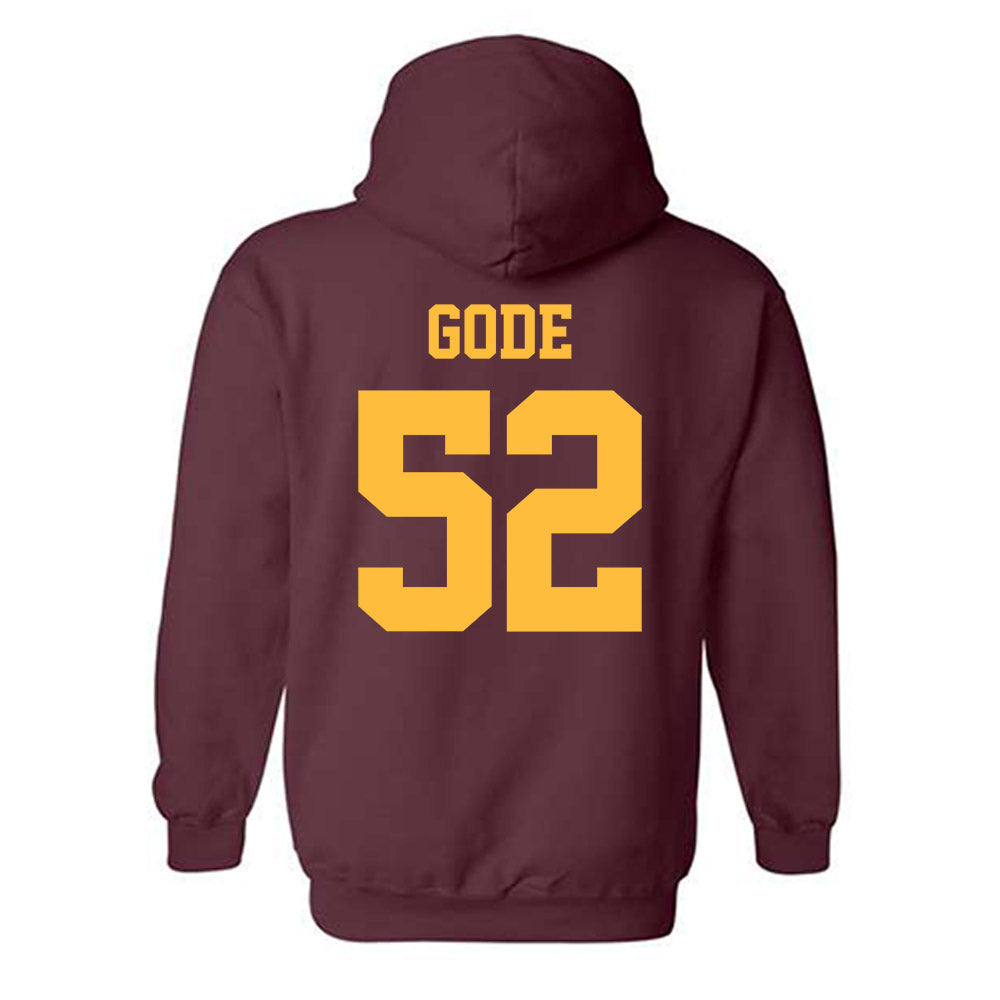 UMN Duluth - NCAA Football : Blake Gode - Classic Shersey Hooded Sweatshirt-1