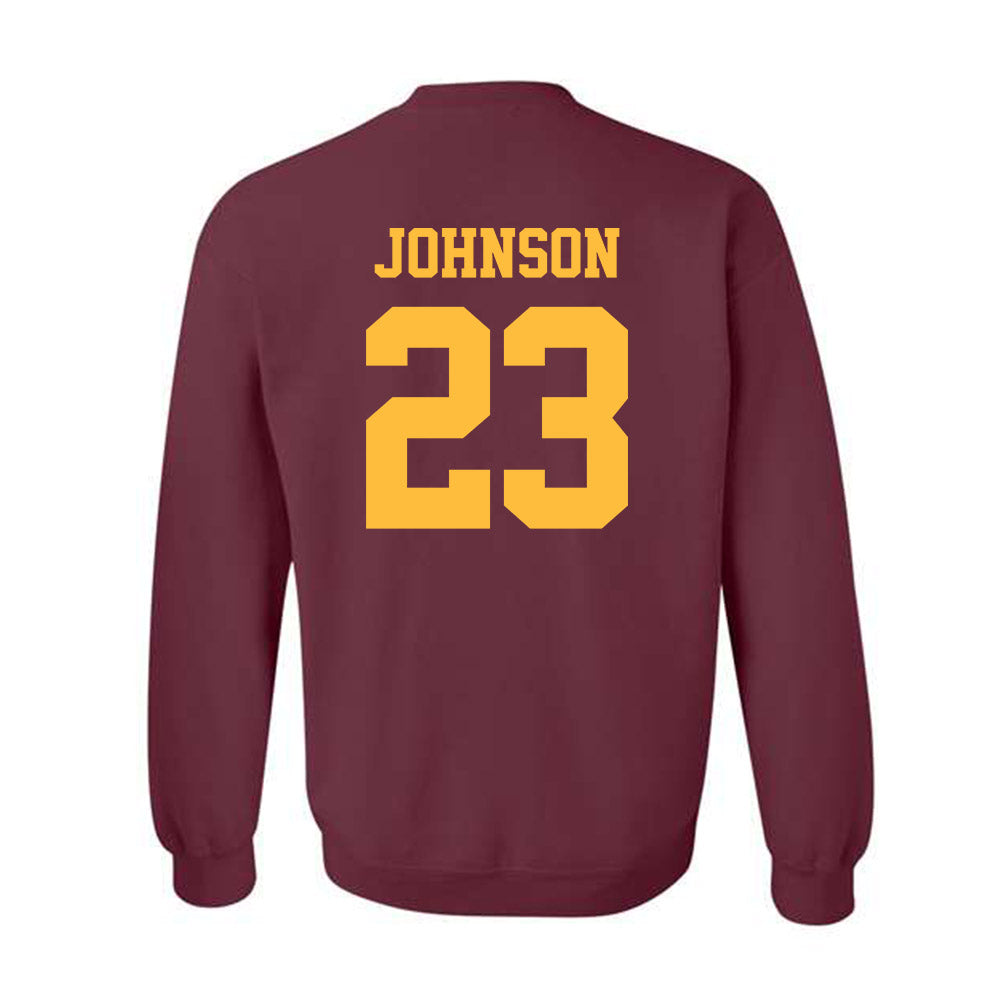 UMN Duluth - NCAA Men's Basketball : Brooks Johnson - Classic Shersey Crewneck Sweatshirt-1
