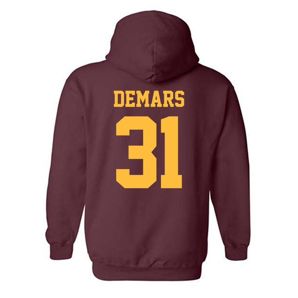 UMN Duluth - NCAA Men's Basketball : Billy DeMars - Classic Shersey Hooded Sweatshirt-1