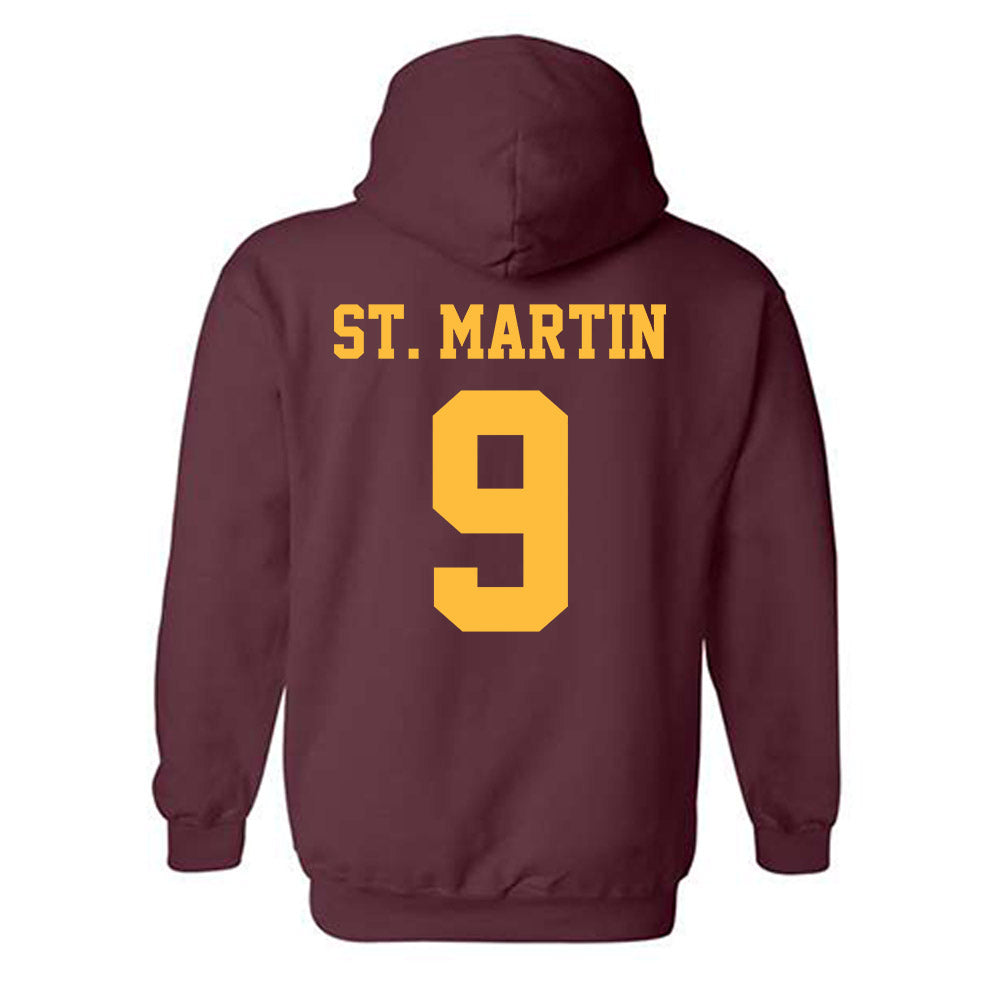 UMN Duluth - NCAA Women's Ice Hockey : Josie St. Martin - Classic Shersey Hooded Sweatshirt-1