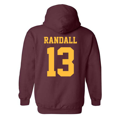 UMN Duluth - NCAA Football : Austin Randall - Classic Shersey Hooded Sweatshirt-1
