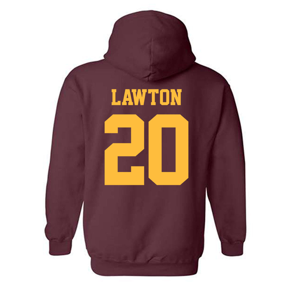 UMN Duluth - NCAA Football : Cooper Lawton - Classic Shersey Hooded Sweatshirt-1