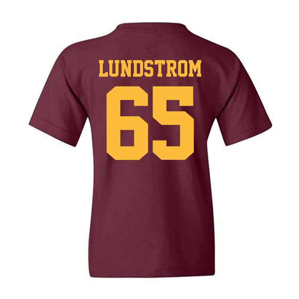UMN Duluth - NCAA Football : David Lundstrom - Classic Shersey Youth T-Shirt-1