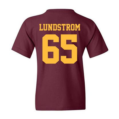 UMN Duluth - NCAA Football : David Lundstrom - Classic Shersey Youth T-Shirt-1