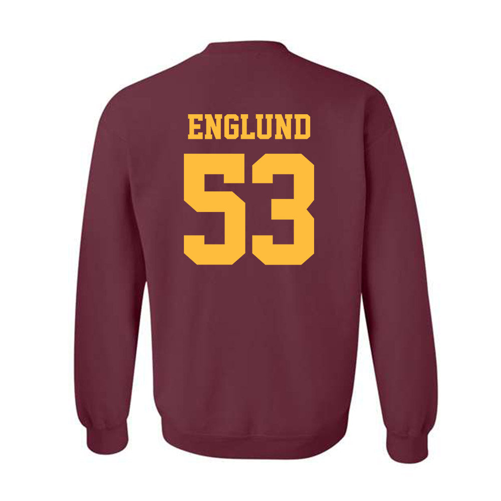 UMN Duluth - NCAA Football : Oliver Englund - Classic Shersey Crewneck Sweatshirt-1