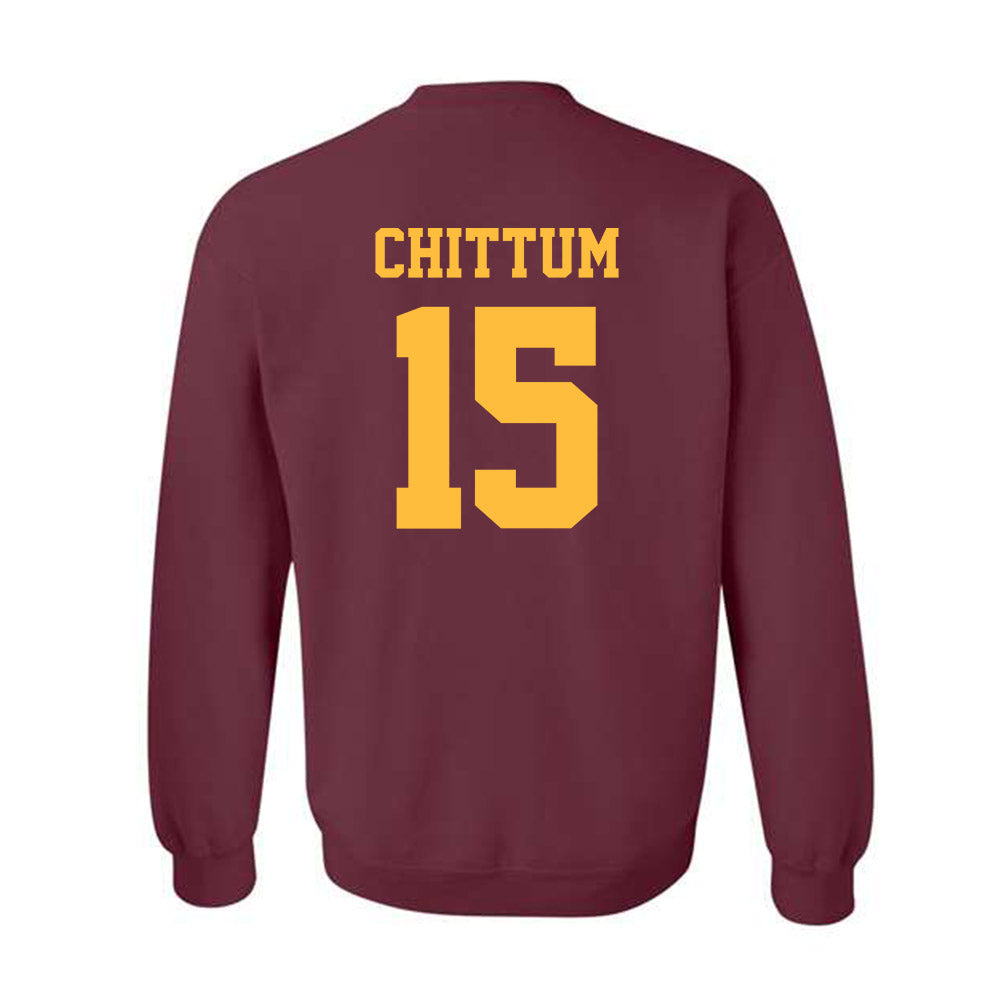 UMN Duluth - NCAA Baseball : Caid Chittum - Classic Shersey Crewneck Sweatshirt-1