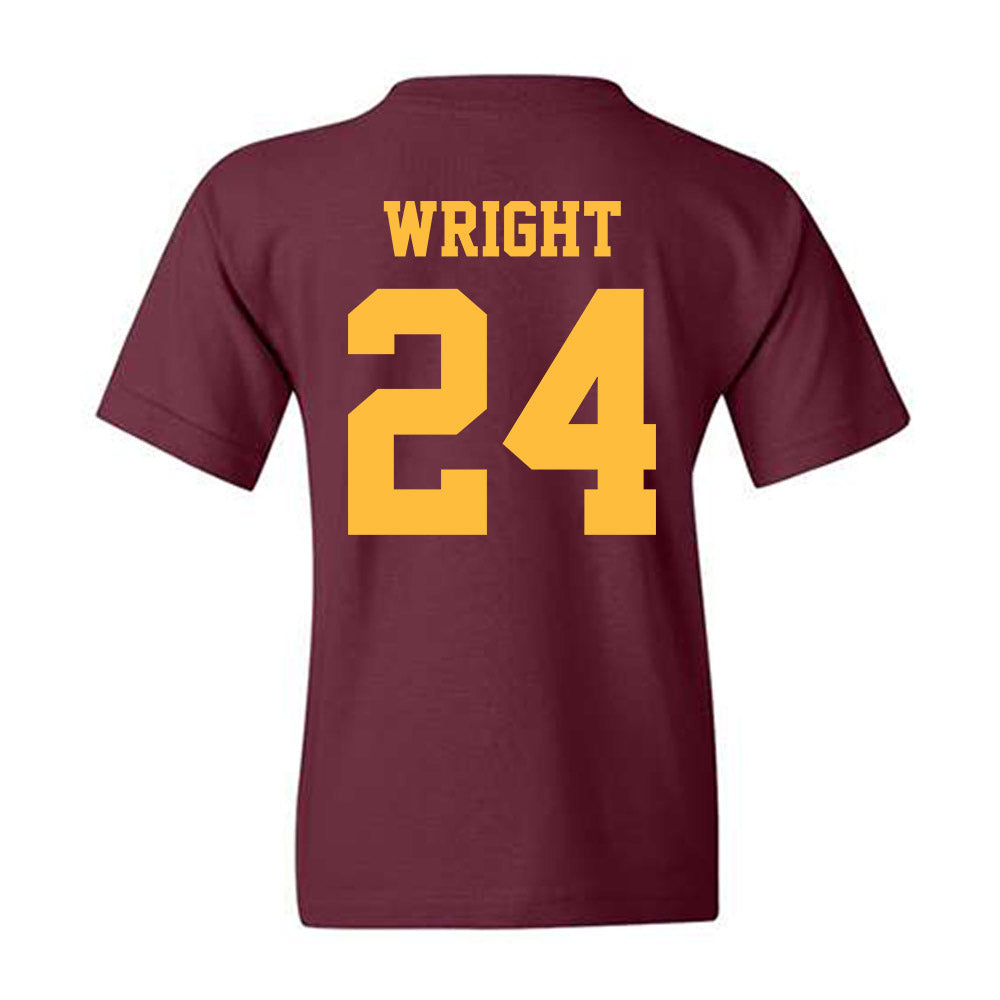 UMN Duluth - NCAA Football : Isaiah Wright - Classic Shersey Youth T-Shirt-1
