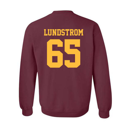 UMN Duluth - NCAA Football : David Lundstrom - Classic Shersey Crewneck Sweatshirt-1