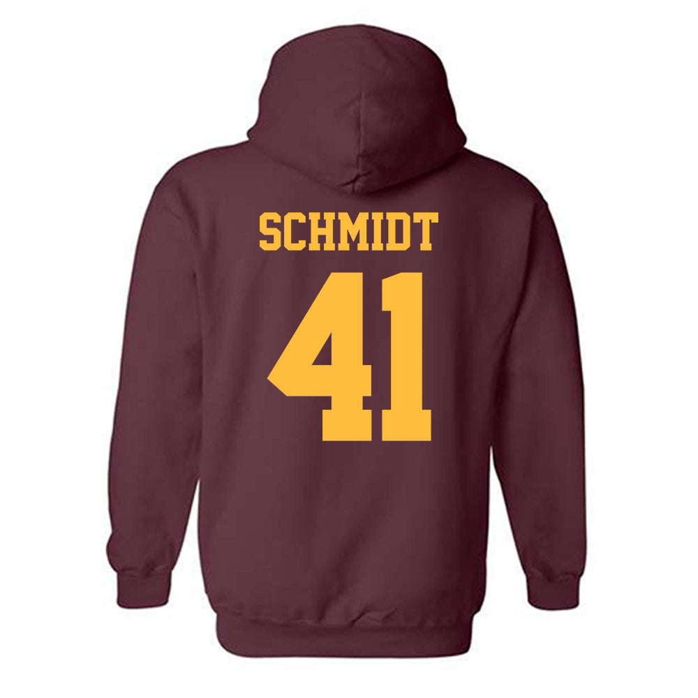 UMN Duluth - NCAA Football : Gavin Schmidt - Classic Shersey Hooded Sweatshirt-1