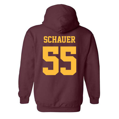 UMN Duluth - NCAA Football : Brady Schauer - Classic Shersey Hooded Sweatshirt-1