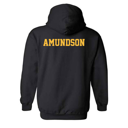UMN Duluth - NCAA Men's Track & Field : Nathan Amundson - Classic Shersey Hooded Sweatshirt-1
