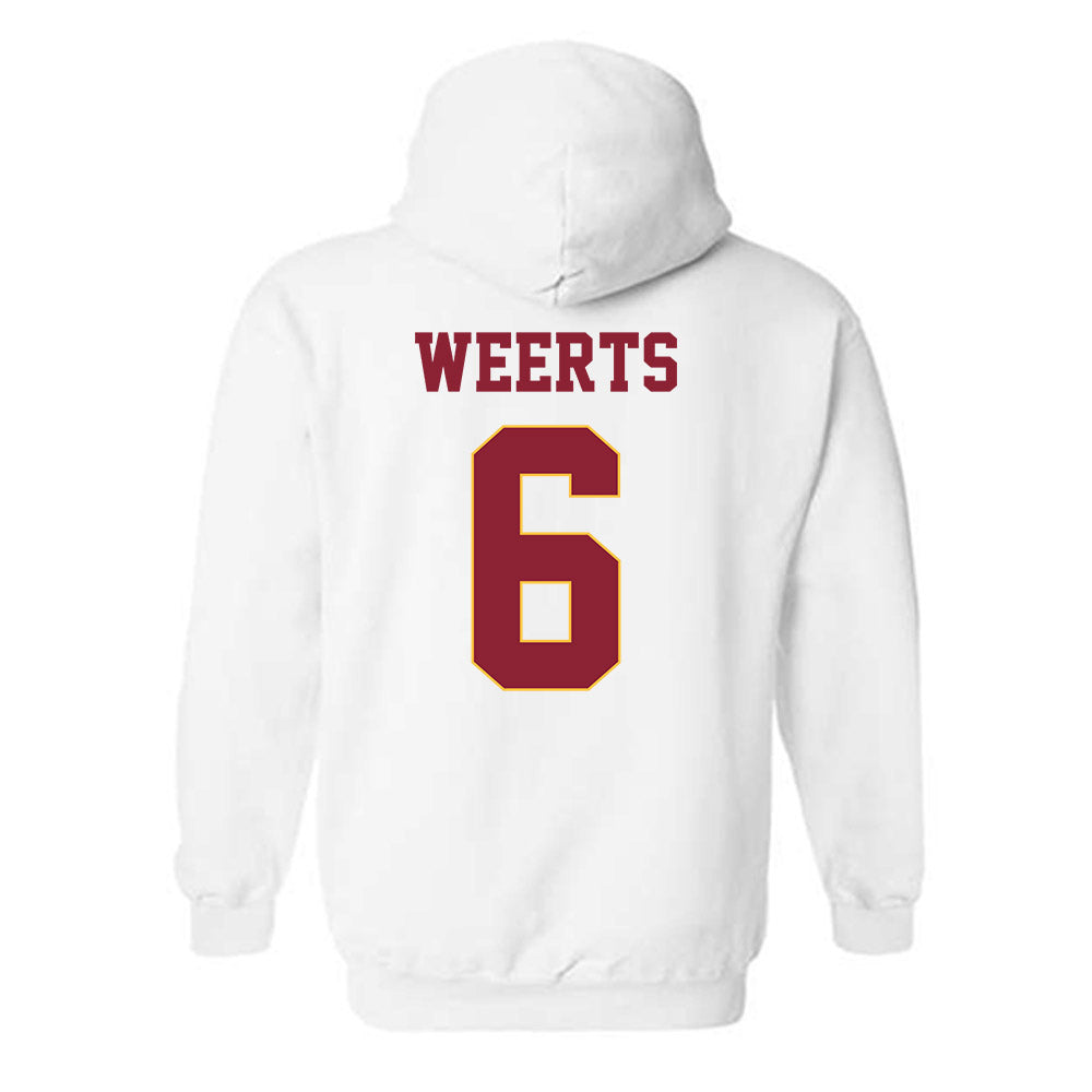 UMN Duluth - NCAA Football : Matthew Weerts - Classic Shersey Hooded Sweatshirt-1