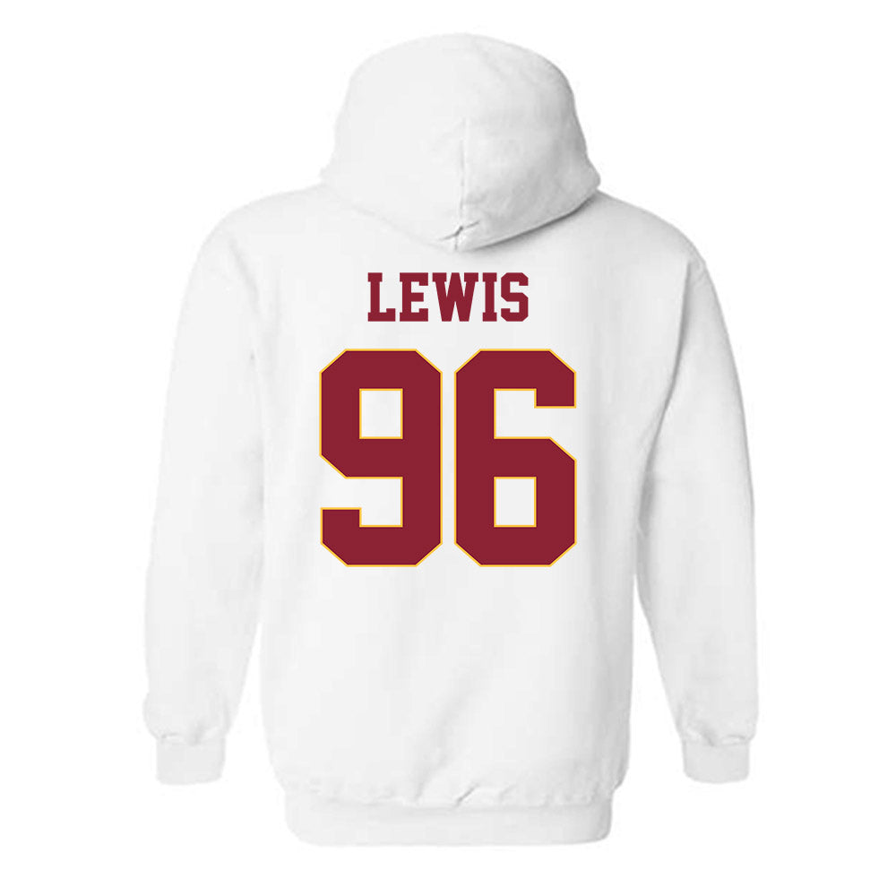 UMN Duluth - NCAA Football : Spencer Lewis - Classic Shersey Hooded Sweatshirt-1