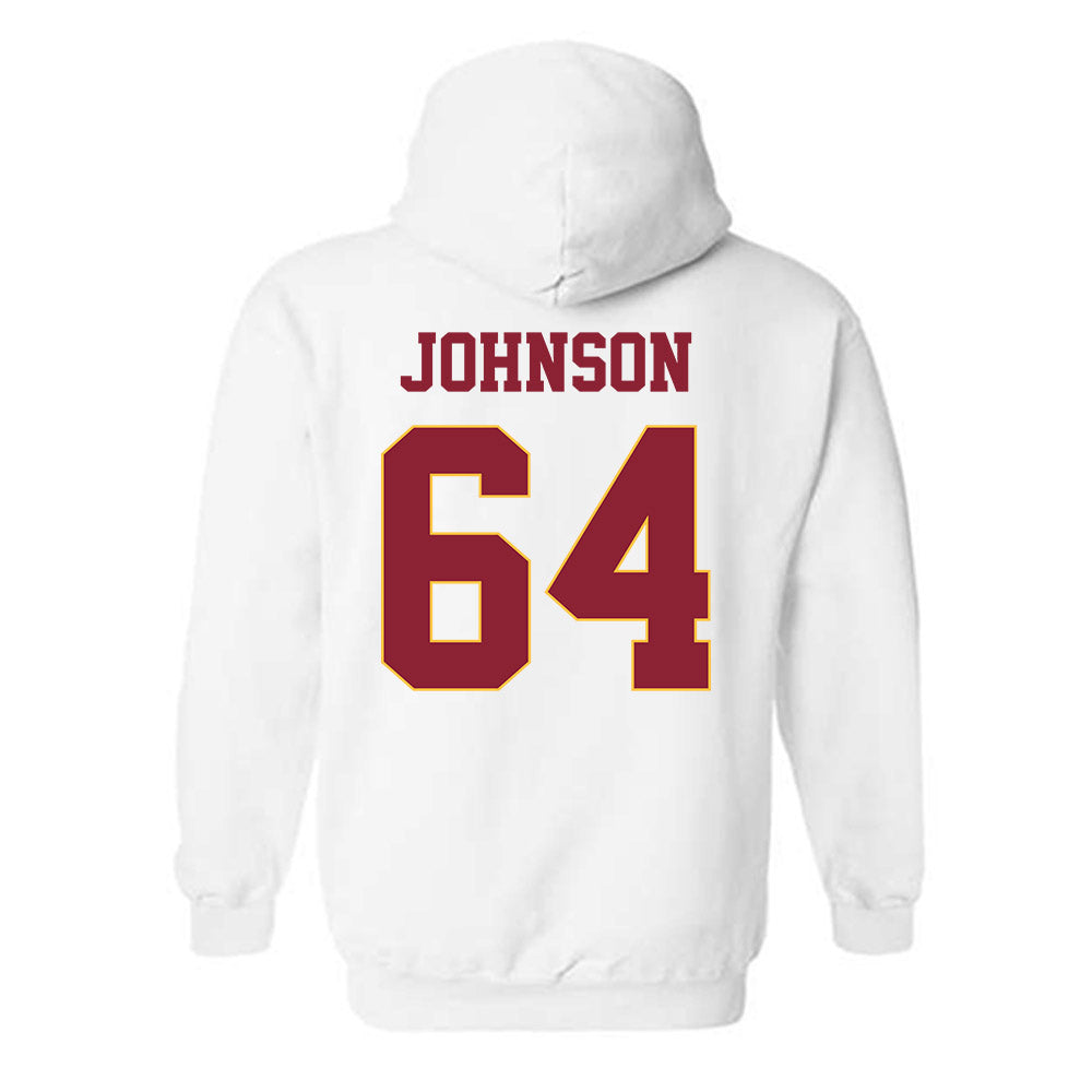 UMN Duluth - NCAA Football : Zach Johnson - Classic Shersey Hooded Sweatshirt-1
