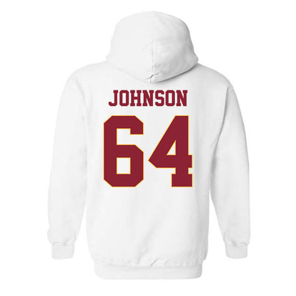 UMN Duluth - NCAA Football : Zach Johnson - Classic Shersey Hooded Sweatshirt-1