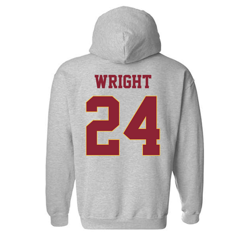 UMN Duluth - NCAA Football : Isaiah Wright - Classic Shersey Hooded Sweatshirt-1