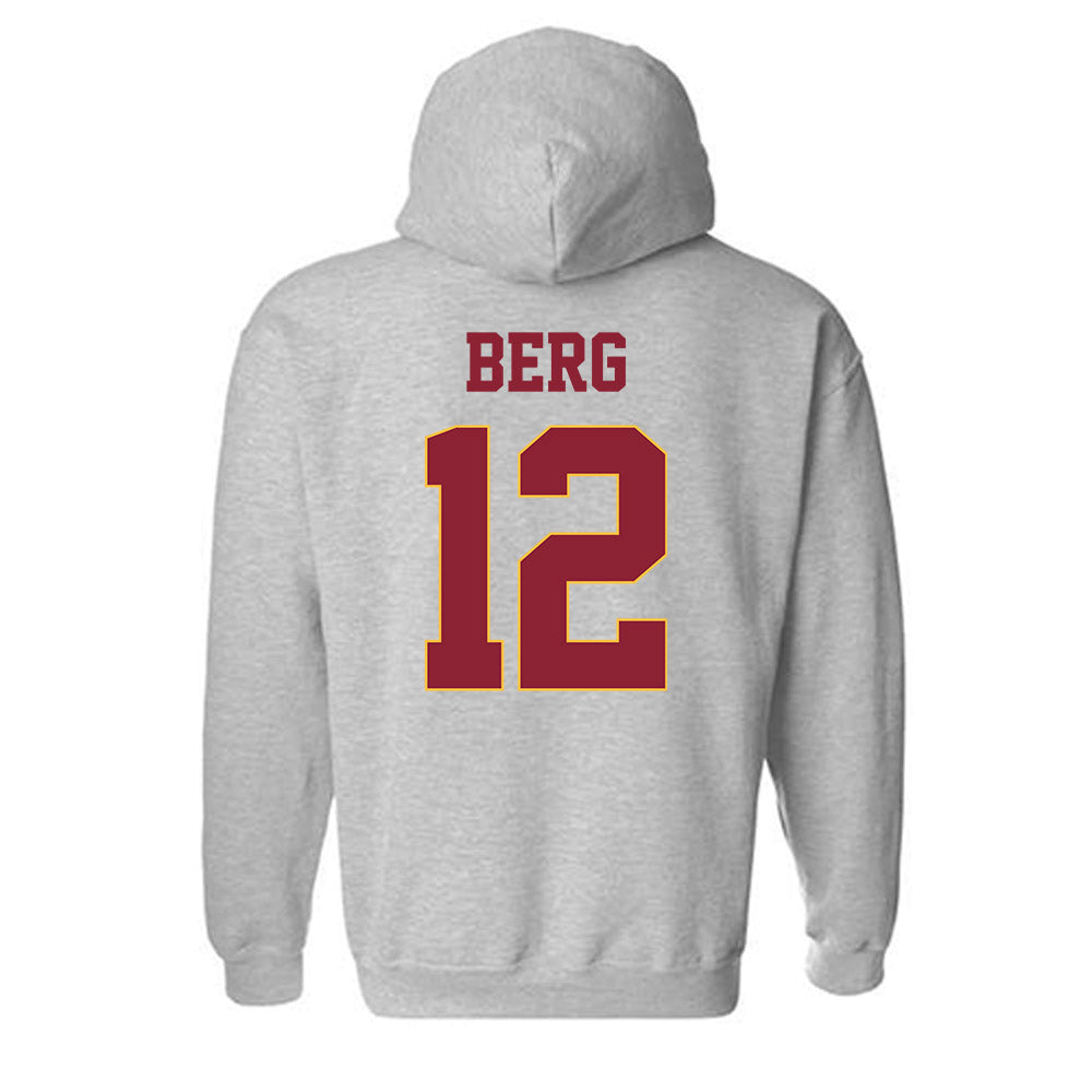 UMN Duluth - NCAA Football : Jackson Berg - Classic Shersey Hooded Sweatshirt-1