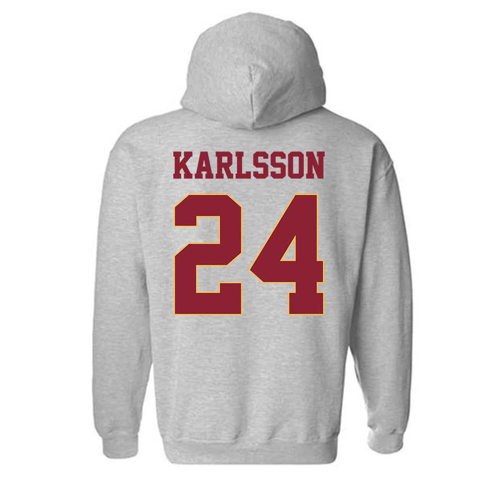 UMN Duluth - NCAA Women's Ice Hockey : Ida Karlsson - Classic Shersey Hooded Sweatshirt-1