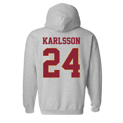 UMN Duluth - NCAA Women's Ice Hockey : Ida Karlsson - Classic Shersey Hooded Sweatshirt-1