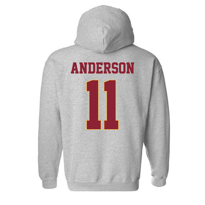 UMN Duluth - NCAA Men's Ice Hockey : Hunter Anderson - Classic Shersey Hooded Sweatshirt-1