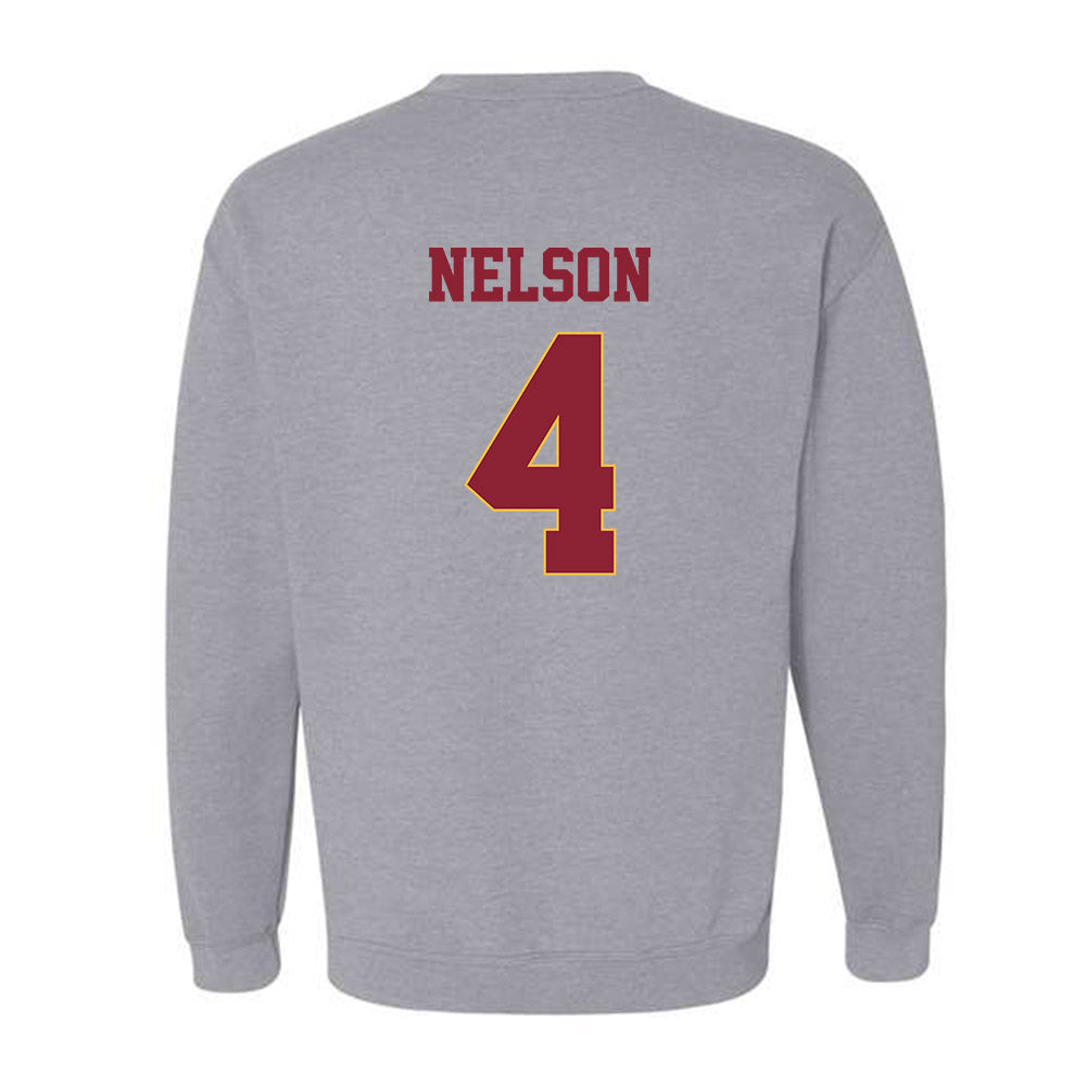 UMN Duluth - NCAA Football : Tate Nelson - Classic Shersey Crewneck Sweatshirt-1