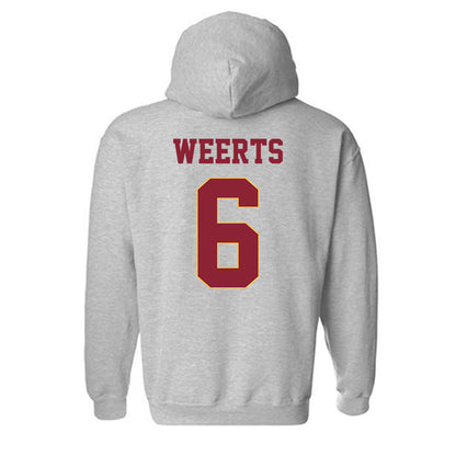 UMN Duluth - NCAA Football : Matthew Weerts - Classic Shersey Hooded Sweatshirt-1
