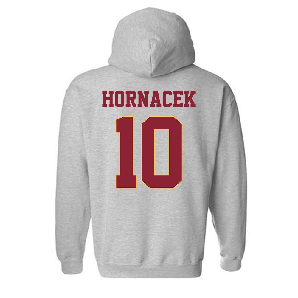 UMN Duluth - NCAA Football : Charlie Hornacek - Classic Shersey Hooded Sweatshirt-1