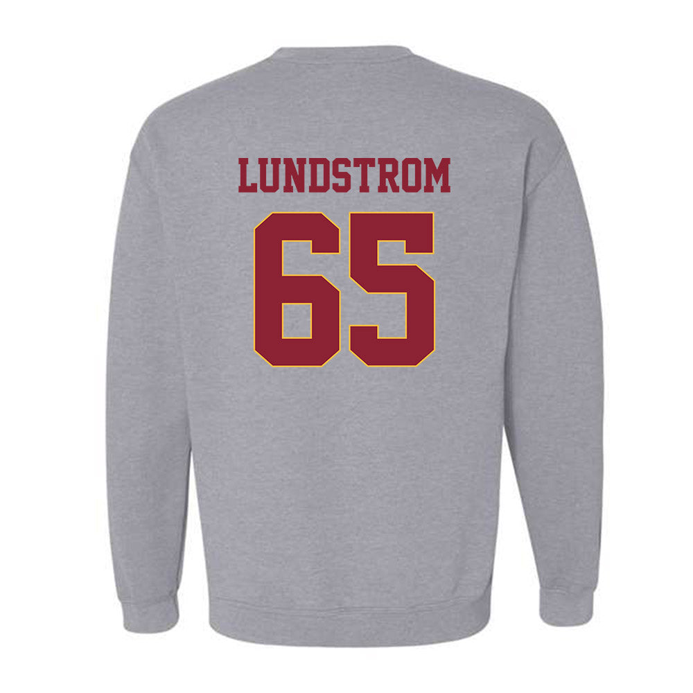 UMN Duluth - NCAA Football : David Lundstrom - Classic Shersey Crewneck Sweatshirt-1