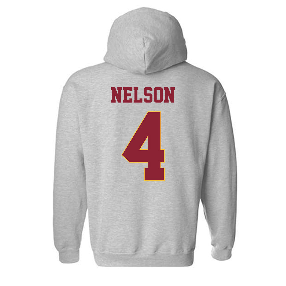 UMN Duluth - NCAA Football : Tate Nelson - Classic Shersey Hooded Sweatshirt-1
