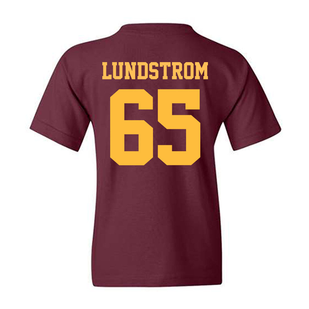 UMN Duluth - NCAA Football : David Lundstrom - Classic Shersey Youth T-Shirt-1