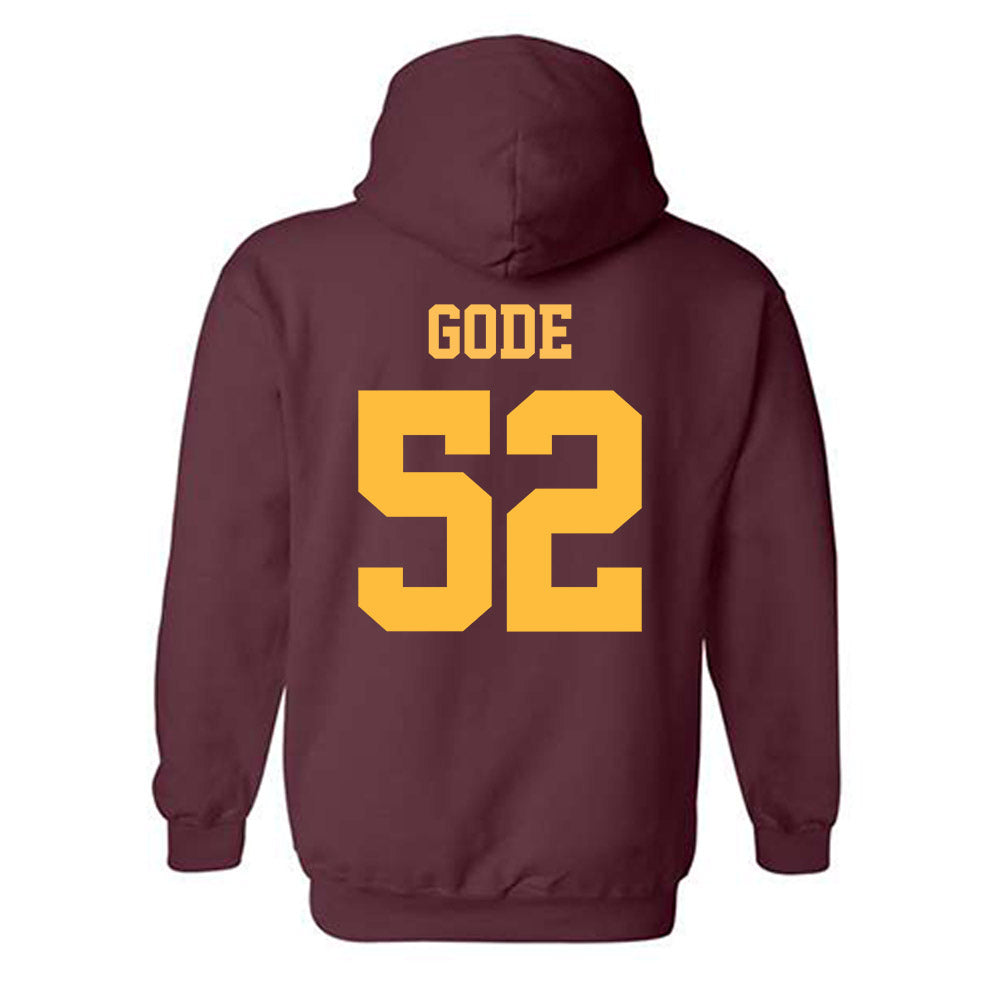 UMN Duluth - NCAA Football : Blake Gode - Classic Shersey Hooded Sweatshirt-1