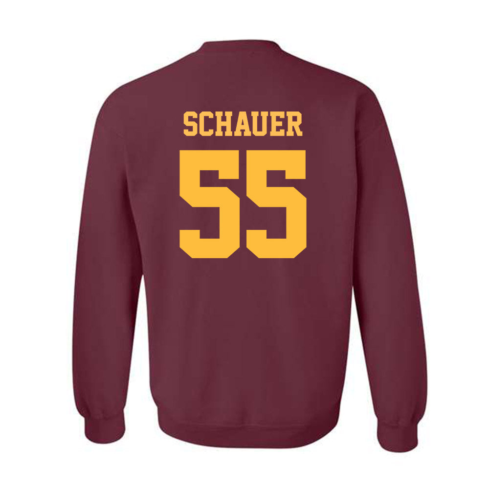UMN Duluth - NCAA Football : Brady Schauer - Classic Shersey Crewneck Sweatshirt-1