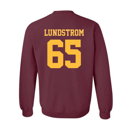 UMN Duluth - NCAA Football : David Lundstrom - Classic Shersey Crewneck Sweatshirt-1
