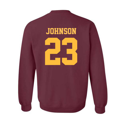 UMN Duluth - NCAA Men's Basketball : Brooks Johnson - Classic Shersey Crewneck Sweatshirt-1